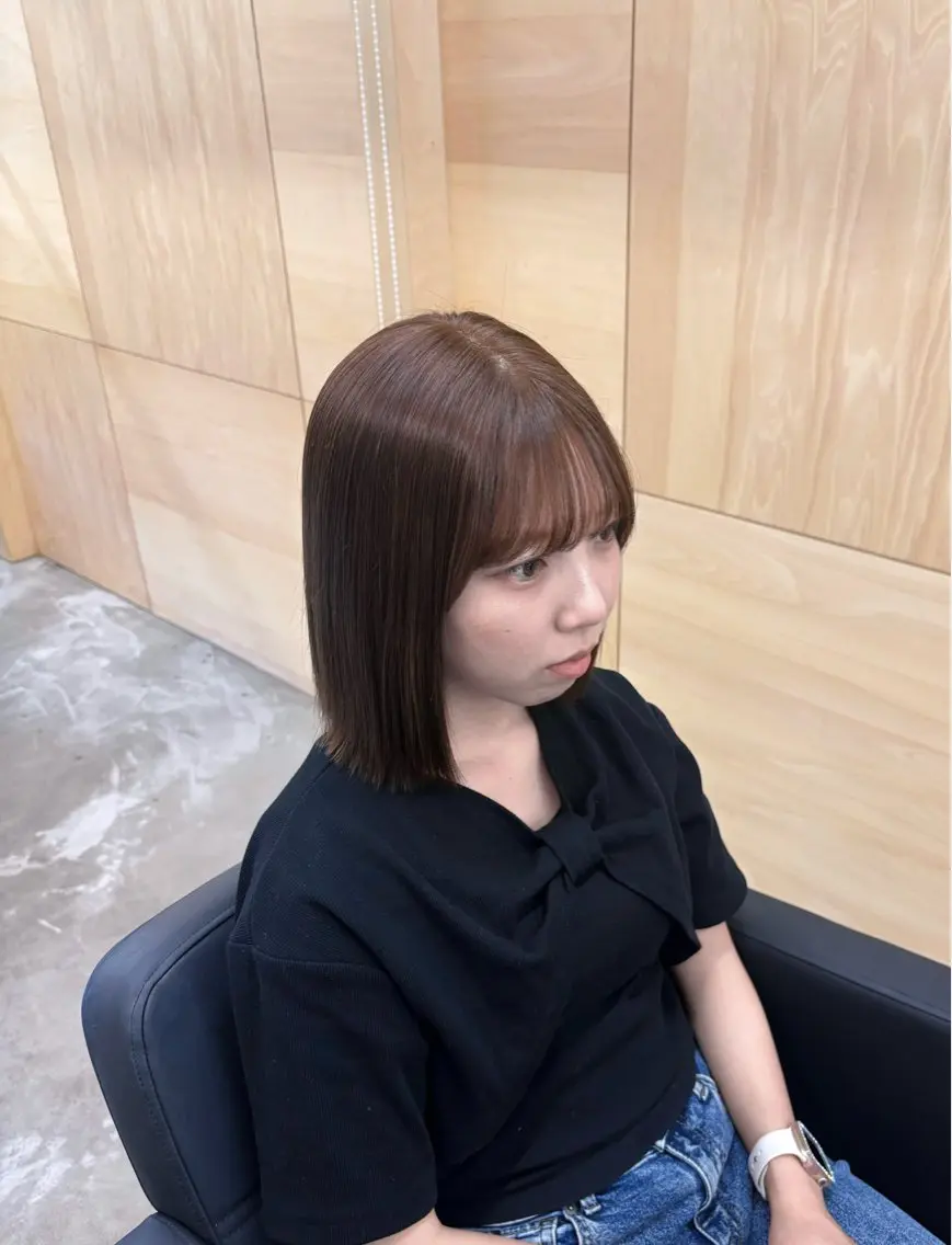 ミディアム ヘアカラー Robe Nozomuのヘアスタイル