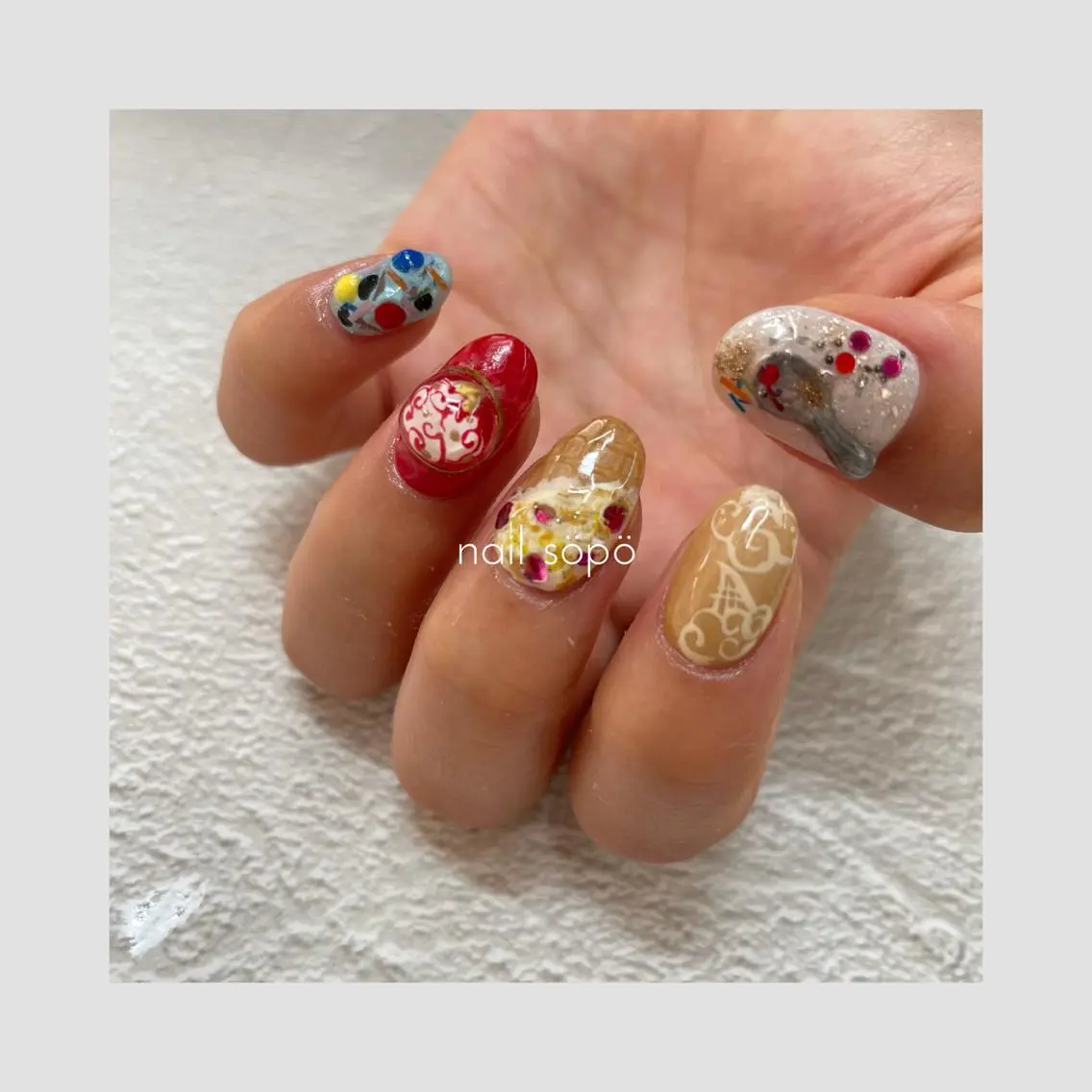 ネイル 自由が丘✳︎ nail söpöのネイルデザイン