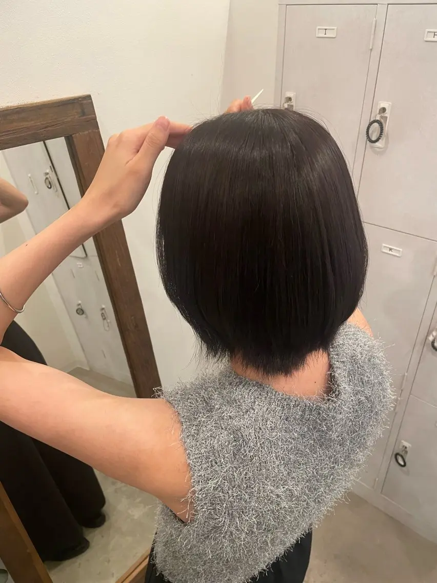 ミディアム ヘアカラー 宮田 蒼空のヘアスタイル