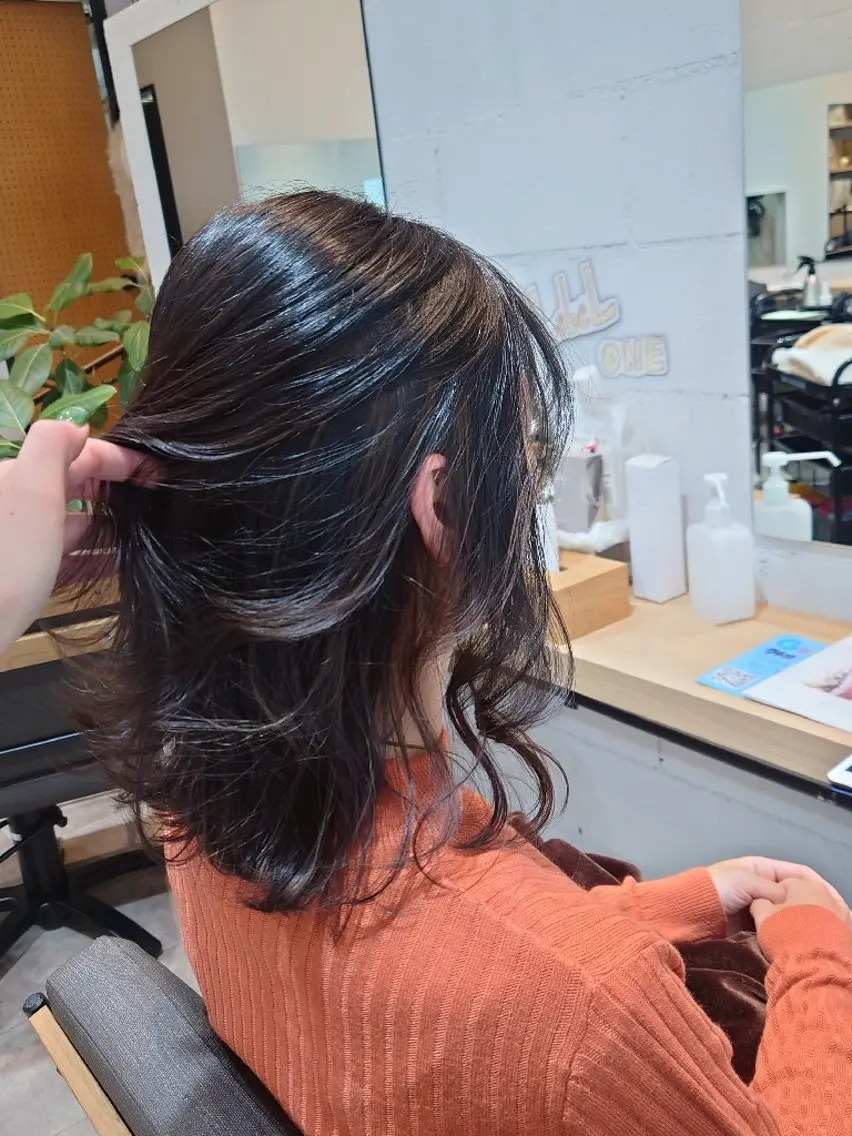 ミディアム レイヤーカット 金森 友章のヘアスタイル
