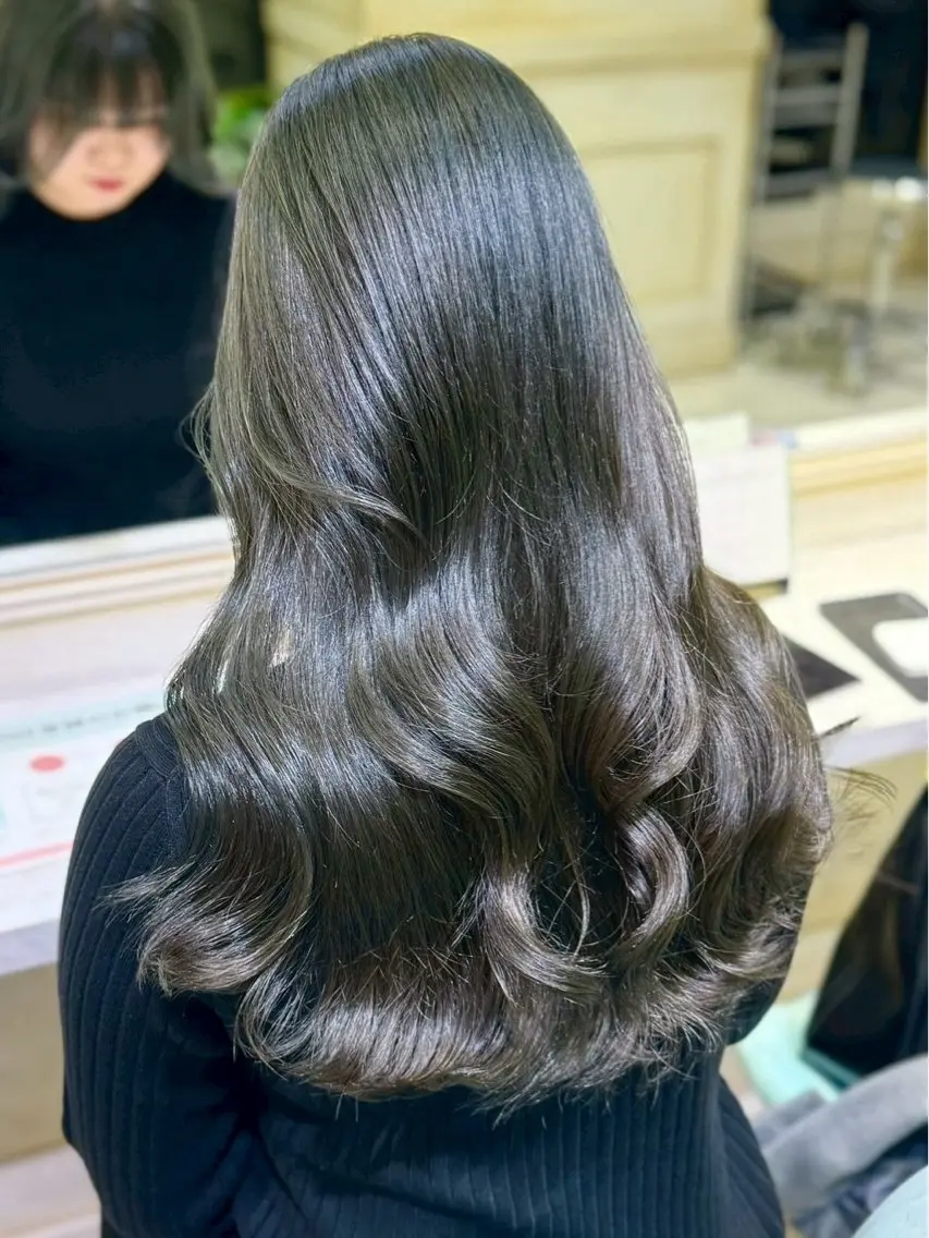カラー ヘアカラー トリートメント 💙透明感艶カラー/ ゆうな💙のヘアスタイル
