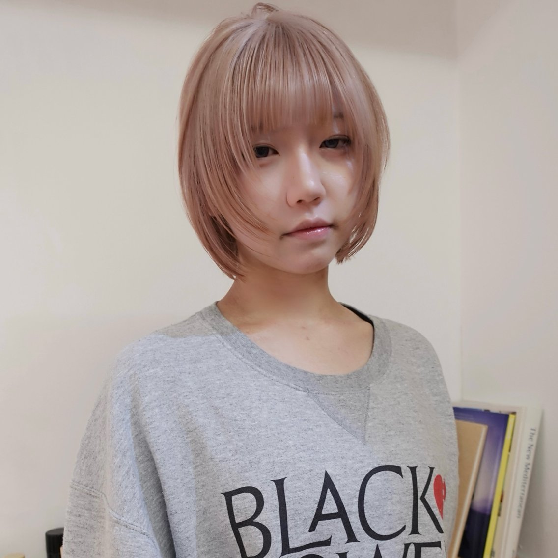 ショート カラー カット ヘアカラー トリートメント ヘッドスパ ヘアセット レイヤーカット/ダブ ルカラー🍎ののかのヘアスタイル