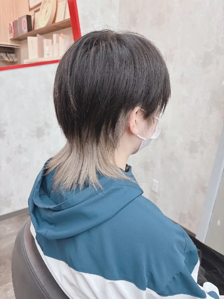 ミディアム カラー 古橋 瑞希のヘアスタイル