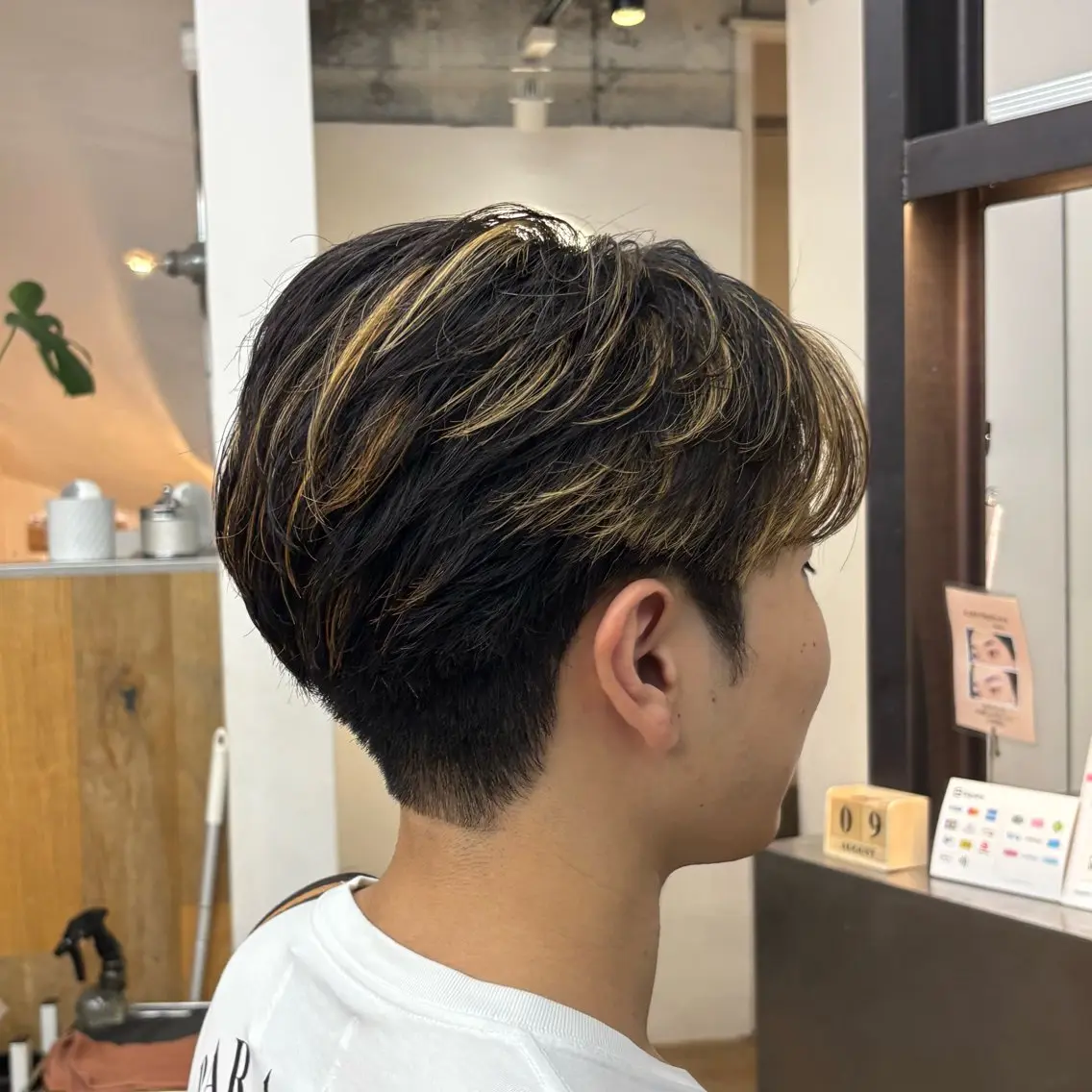 メンズ マッシュ カット BELO OSAKA マオのヘアスタイル