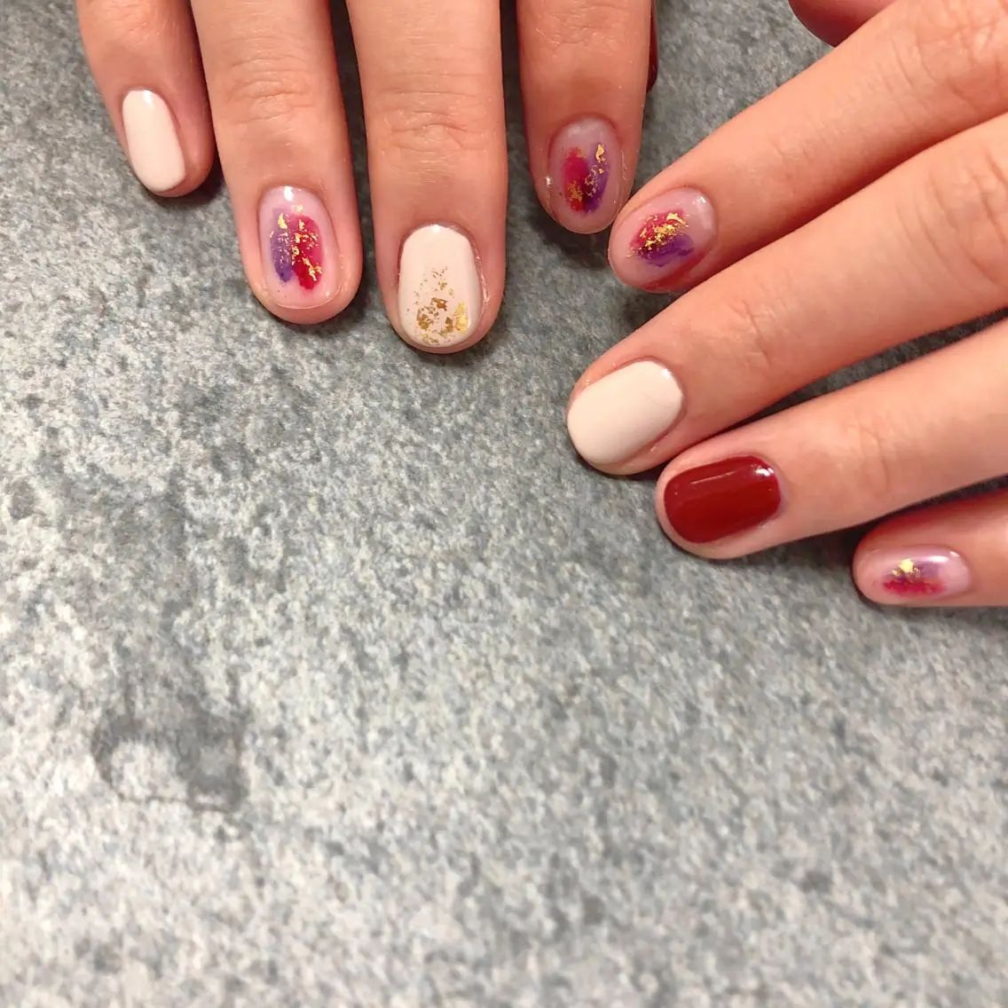 ネイル ショートネイル ハンドネイル mogunail &blowのネイルデザイン