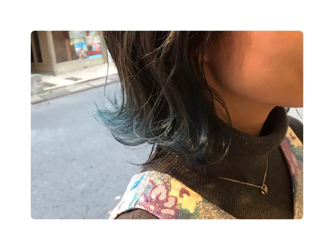 ミディアム "オクムラ タクヤ"のヘアスタイル