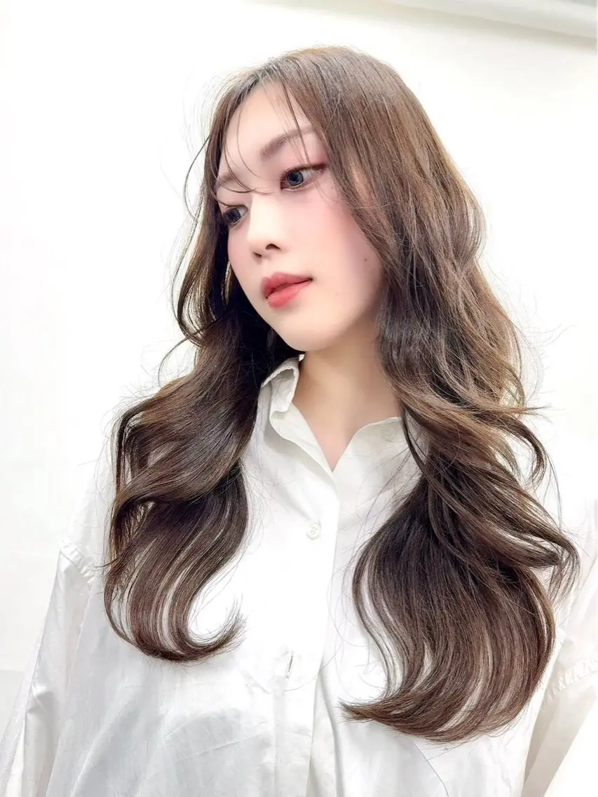 ロング カラー ヘアアレンジ ☁️ハイトーン/髪質 改善/神品幸音☁️のヘアスタイル