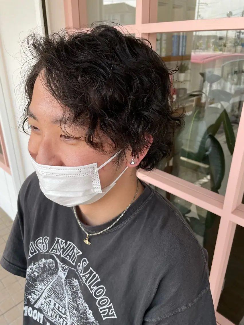 メンズカット＋パーマ💇🏼✨の写真