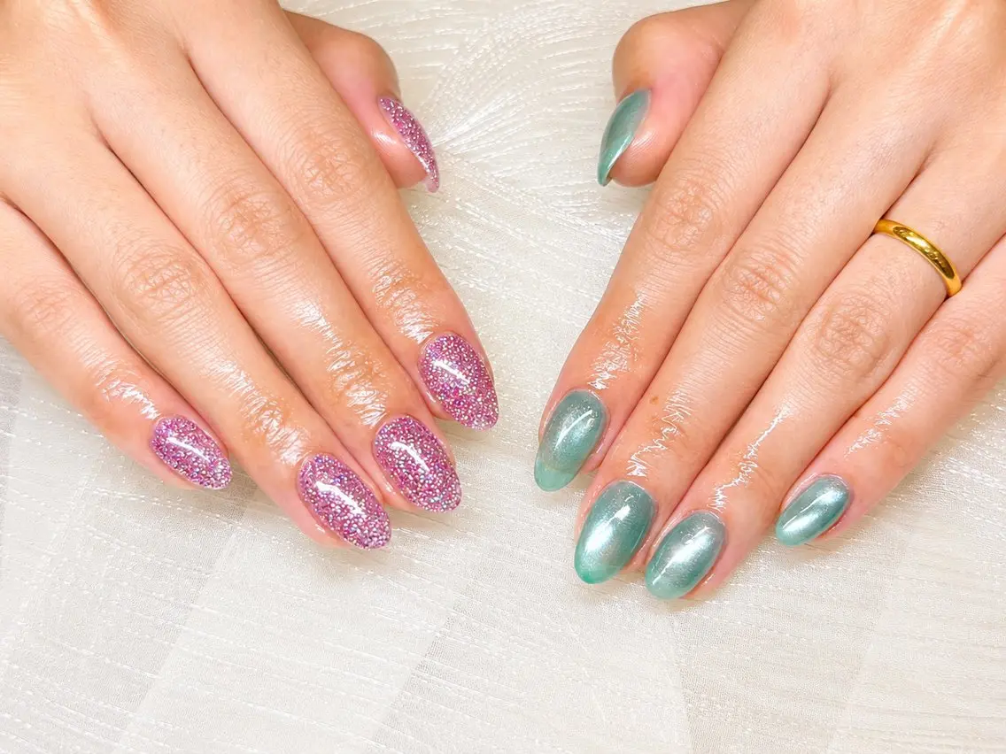 ネイル フラッシュネイル マグネットネイル ハンドネイル 🤍大人シンプル🤍 船橋駅近 nailのネイルデザイン