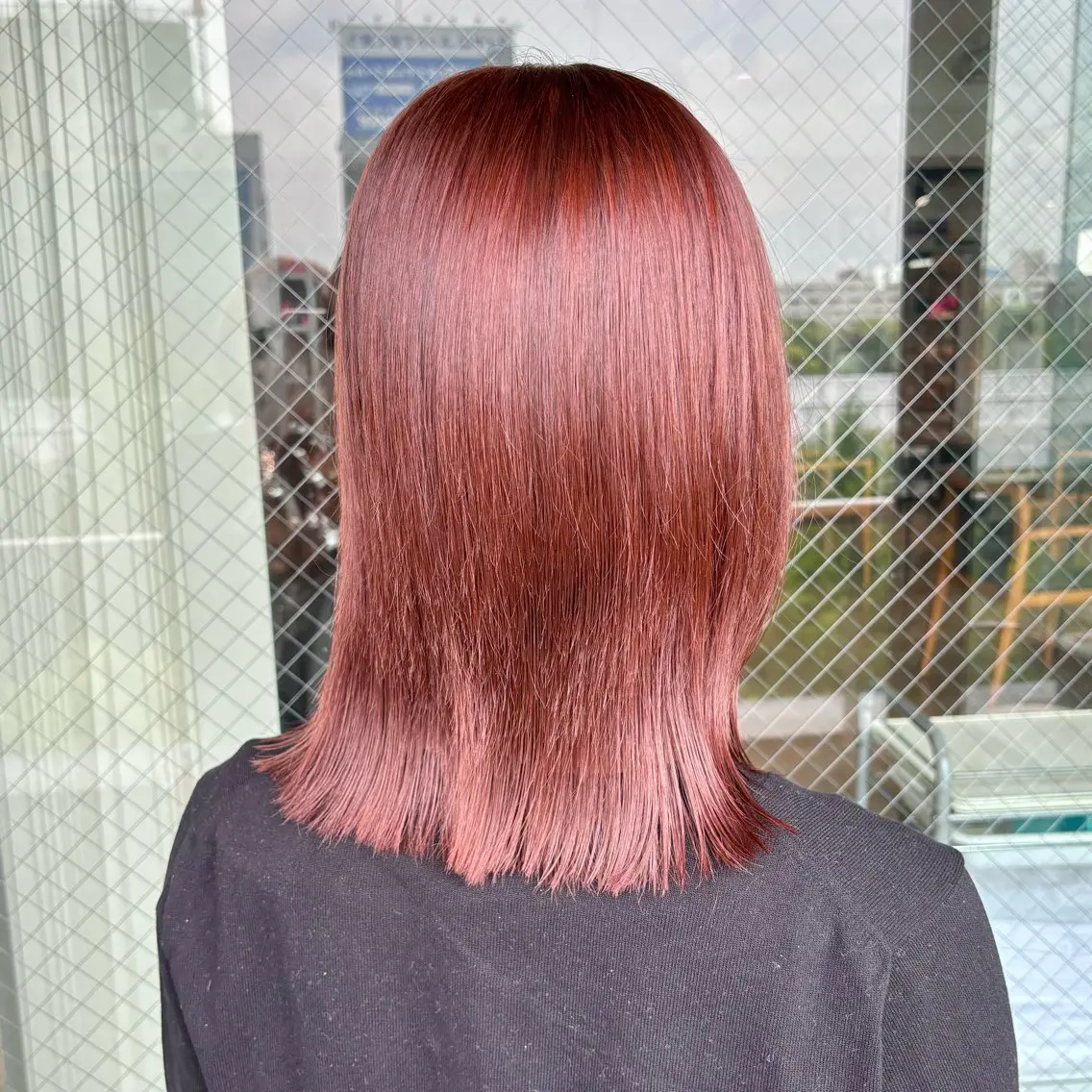 ミディアム カラー 💫miyu💫デザ インカラー/アレンジのヘアスタイル