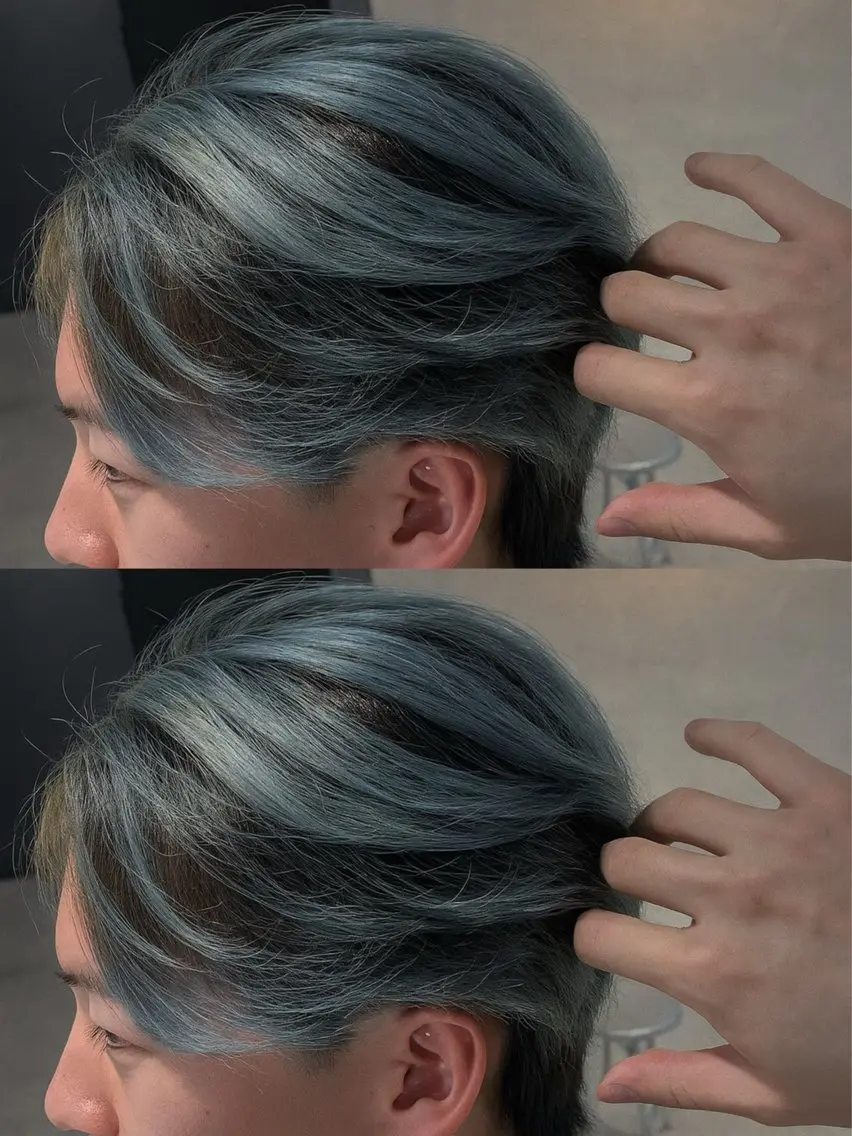 ミディアム カラー ヘアアレンジ メンズ ミディアムパーマ メンズパーマ メンズツイストパーマ 波巻きパーマ ツイストパーマ カット ヘアカラー トリートメント ヘッドスパ ヘアセット 🔥ニュアンス フェザー小林海斗🔥のヘアスタイル