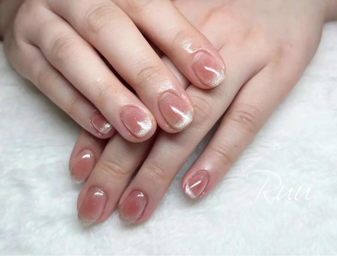 ネイル アートネイル フットネイル フレンチネイル キラキラネイル 韓国ネイル Nail salon Ruuのネイルデザイン
