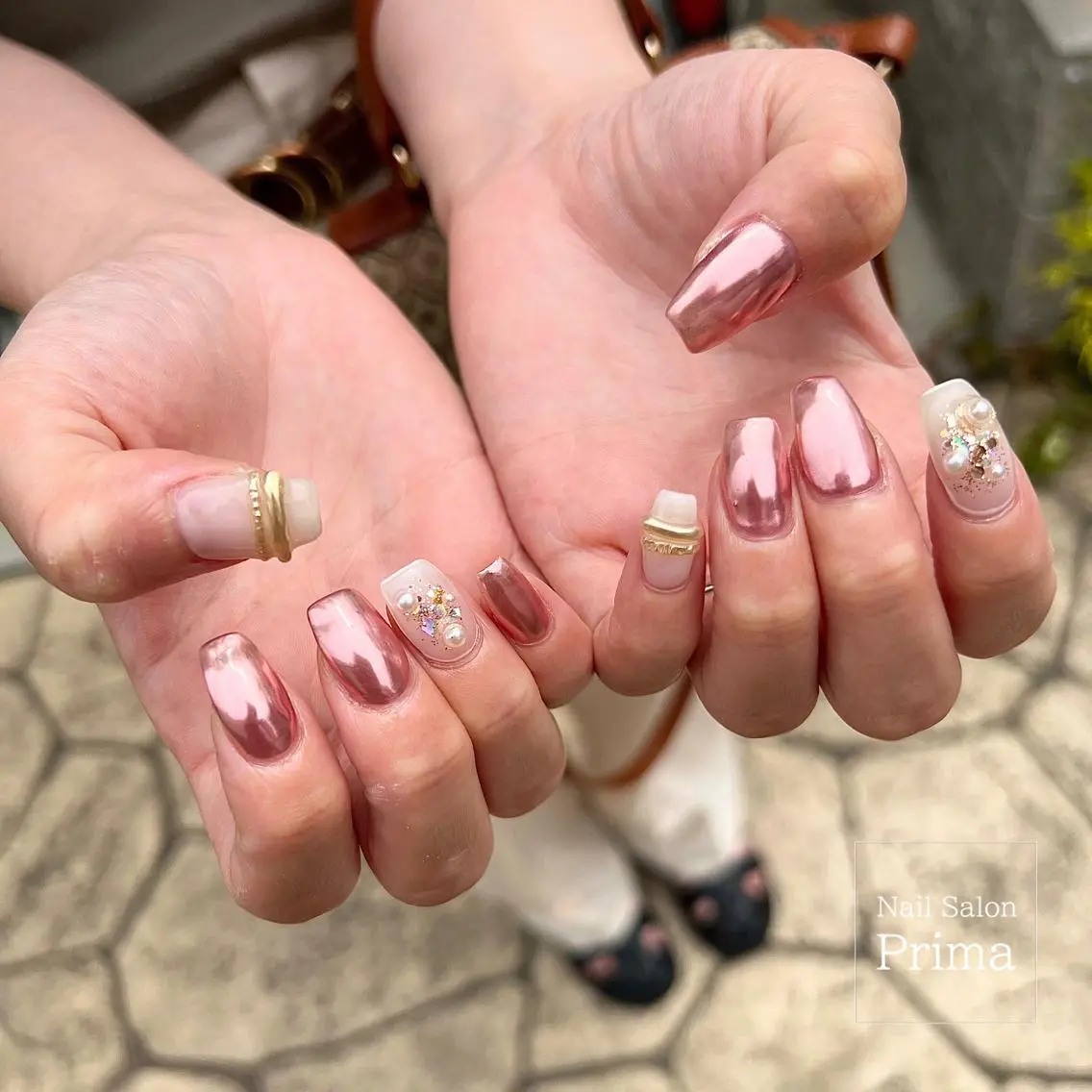 セミロング ネイル SalonPrima 西院Nail&Eyeのネイルデザイン