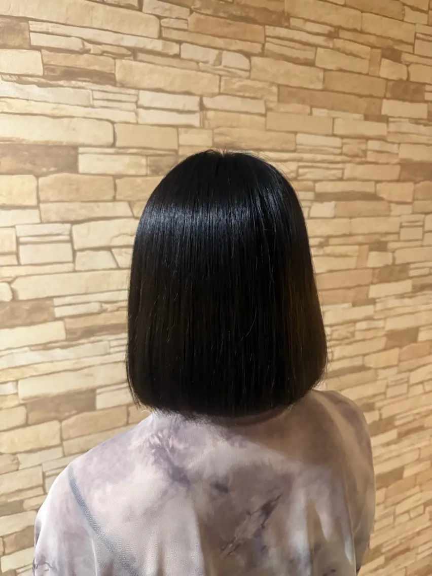縮毛矯正 𝐀𝐬𝐮𝐤𝐚 🐰ྀི🫧のヘアスタイル