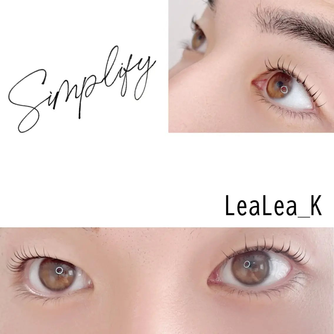 マツエク・マツパ 一重×まつ毛パーマ LeaLea_K MIZUKIのマツエク・マツパデザイン