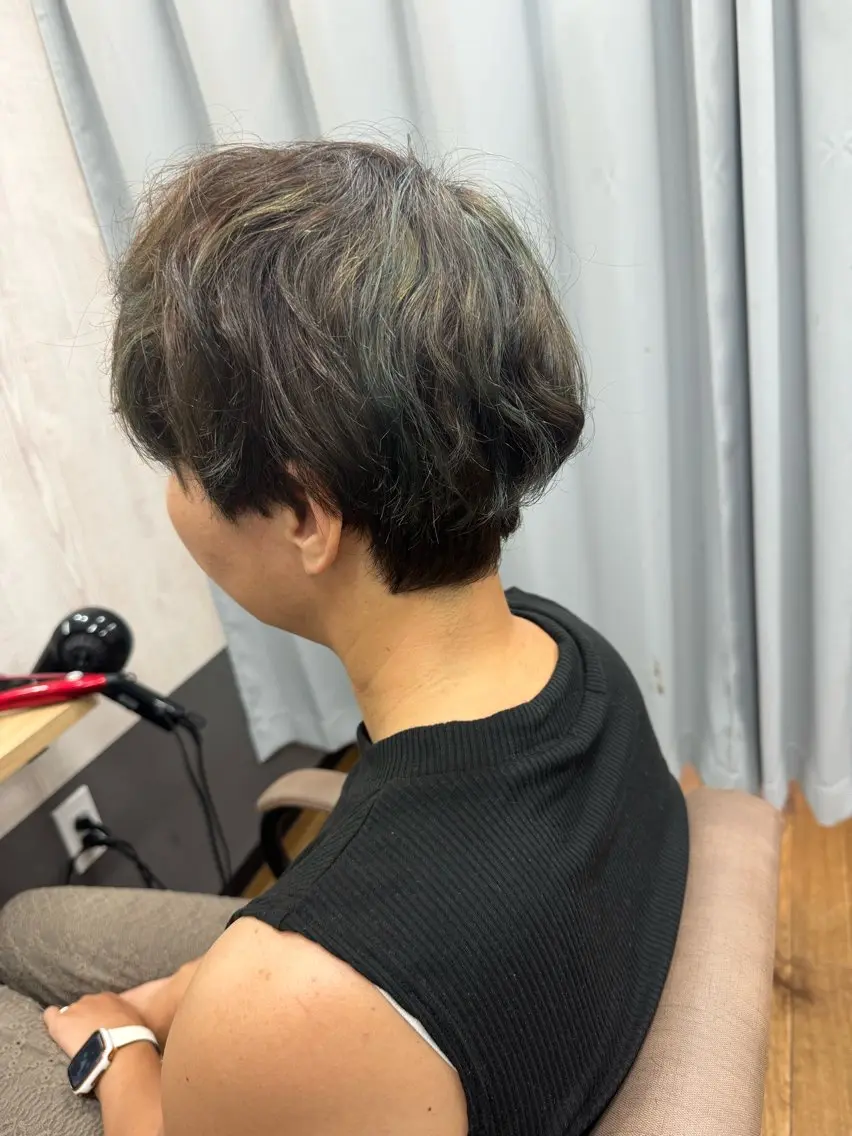 ミディアム カット ヘアカラー TELA HAIR 幕張本郷店　千尋のヘアスタイル