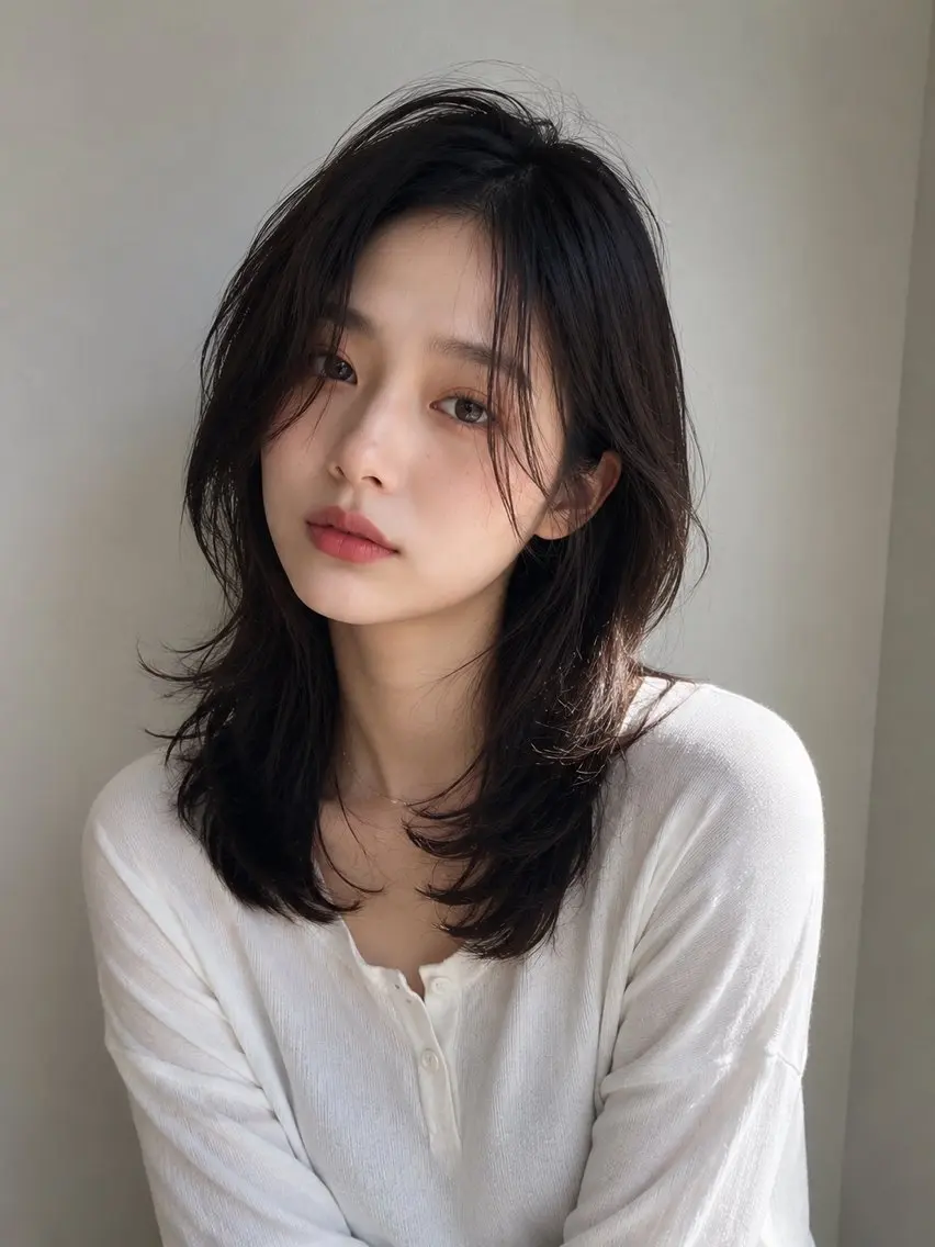 セミロング カラー カット ヘアカラー トリートメント ヘッドスパ "オトナ髪”/ LAKA TOCCAのヘアスタイル