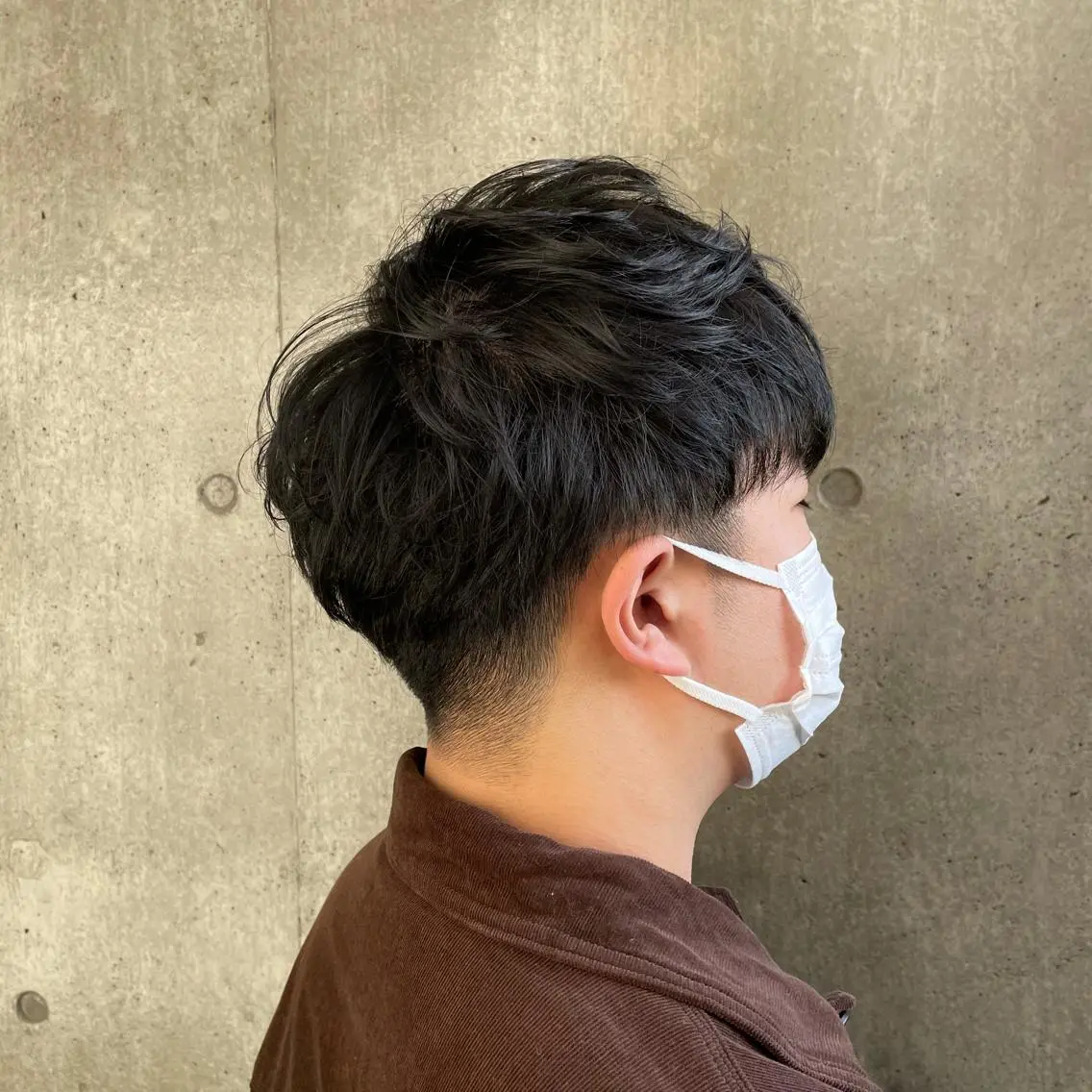 パーマ メンズ もりたみかこ 美容師お休み中のヘアスタイル