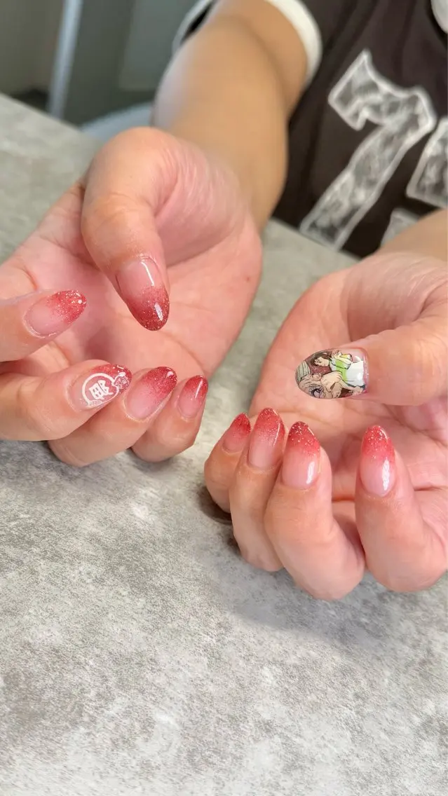 ネイル ハンドネイル ハンドケア shino🌟 痛ネイルのネイルデザイン