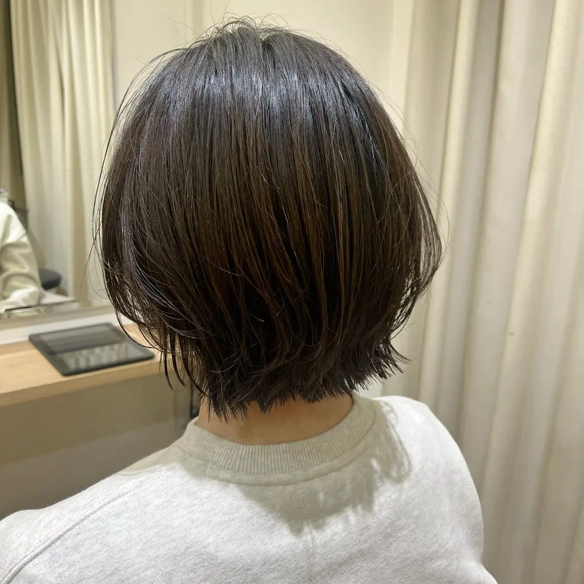 ショート カット ヘアカラー 韓国ﾍｱ&ｼｮｰﾄ ボブ💜桑原のヘアスタイル