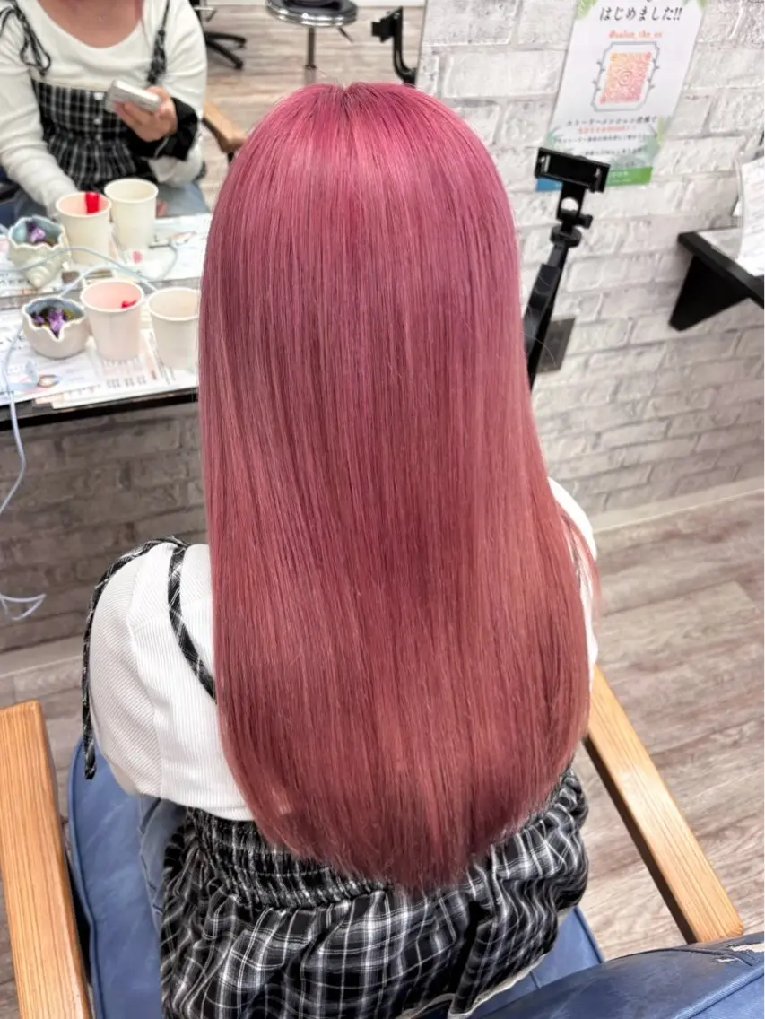 カラー ピンク/ミルクティ/ アレンジ/みはね🎀のヘアスタイル