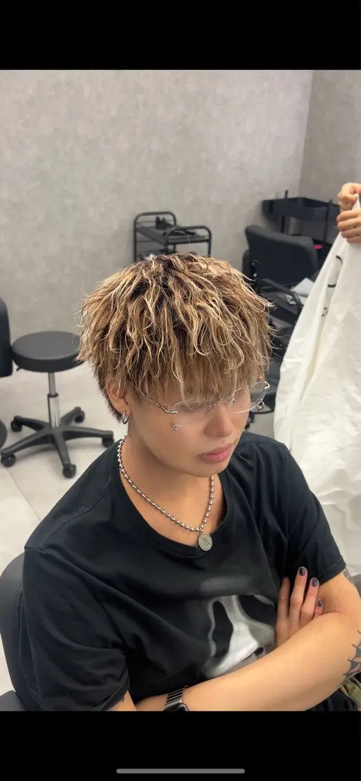 カラー メンズ カット ヘアカラー 【札幌メンズ特化】 つばさ🔥のヘアスタイル