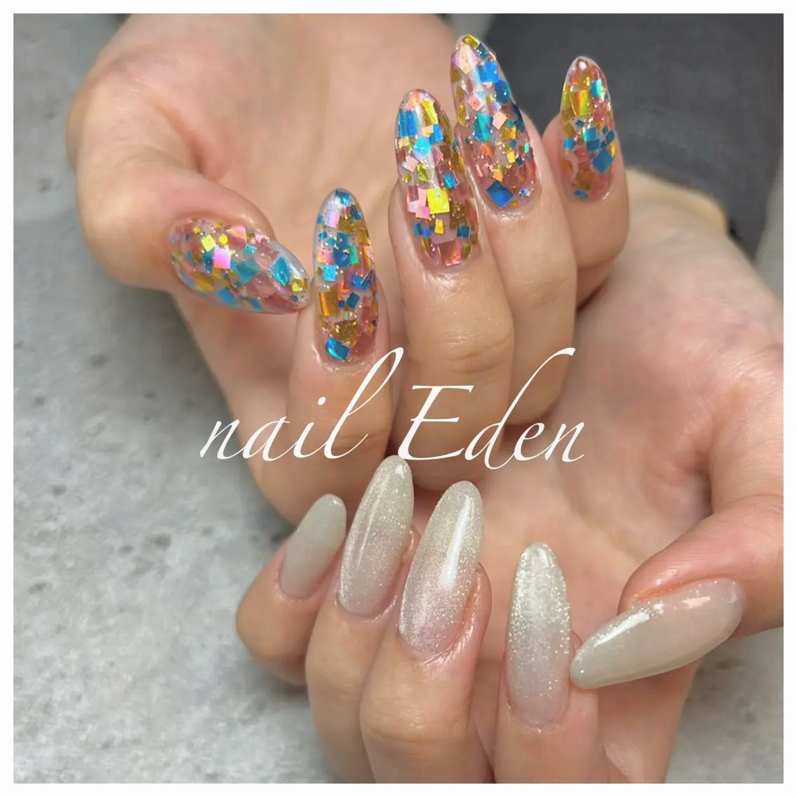 ネイル 持ち込み Eden ♾️のネイルデザイン