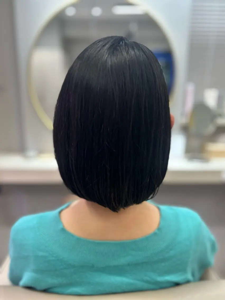 ショート ワンレンボブ ボブ カット 池田 太一のヘアスタイル
