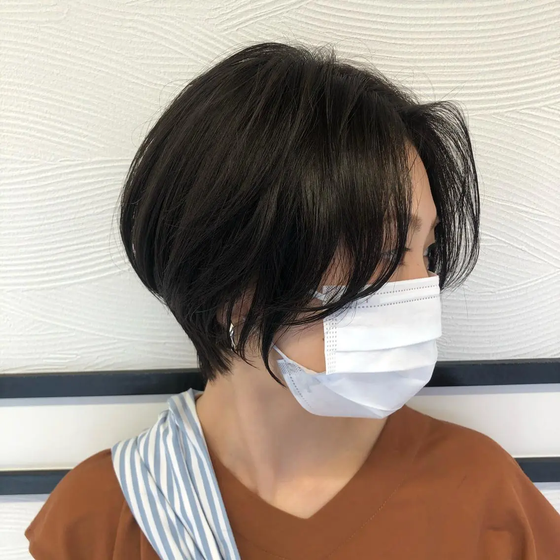 ショート 小顔カット✨ 透明感カラー/村上のヘアスタイル