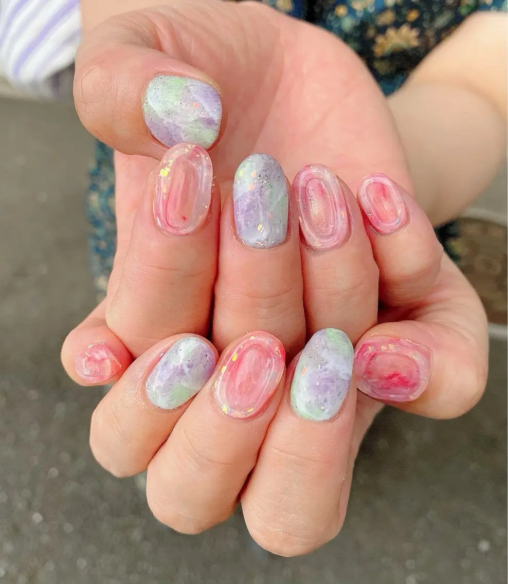 ネイル 夏ネイル ハンドネイル Salon Ｋのネイルデザイン