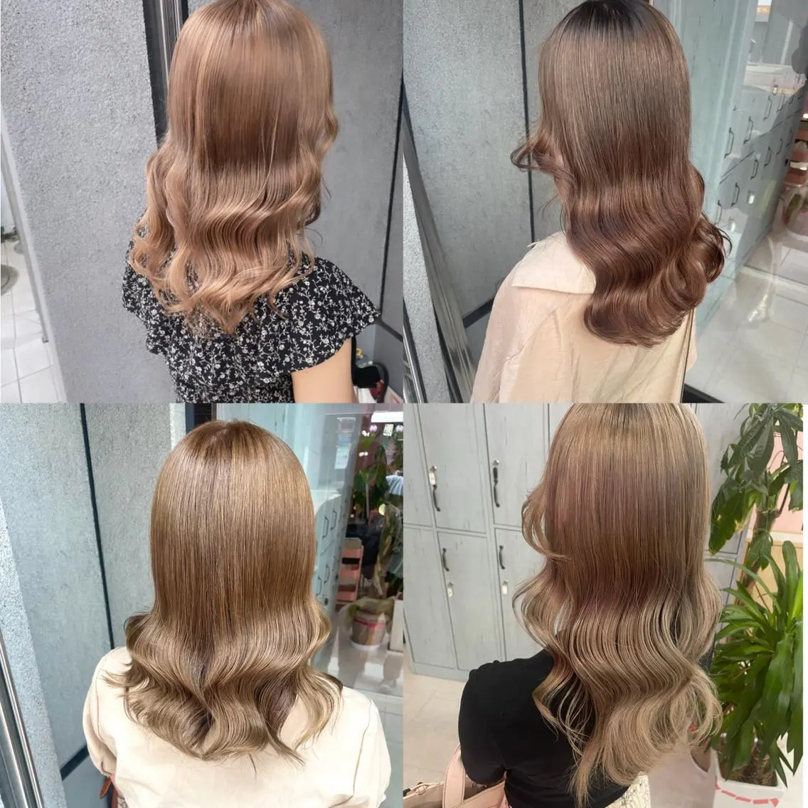 セミロング カラー 町田ブリーチデザイン 🌈MANATOのヘアスタイル
