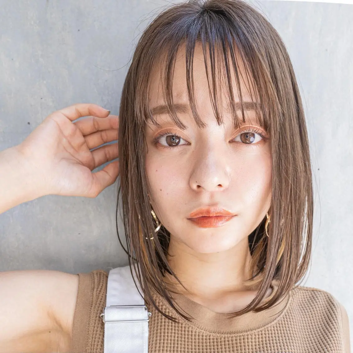 ミディアム カット ヘアカラー トリートメント 🔥似合わせのプロ 🔥REGOのヘアスタイル