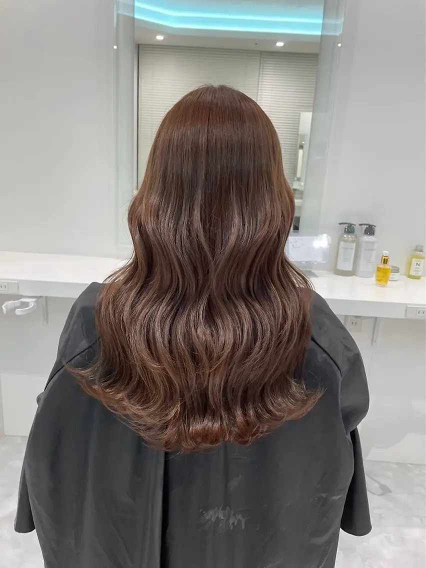 カラー オリーブ/ワンホン SHIONのヘアスタイル
