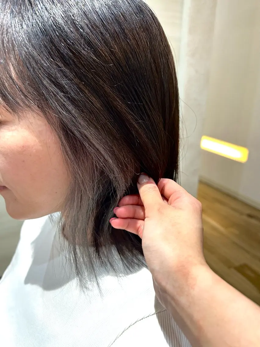 ミディアム カラー Hanon 美桜のヘアスタイル