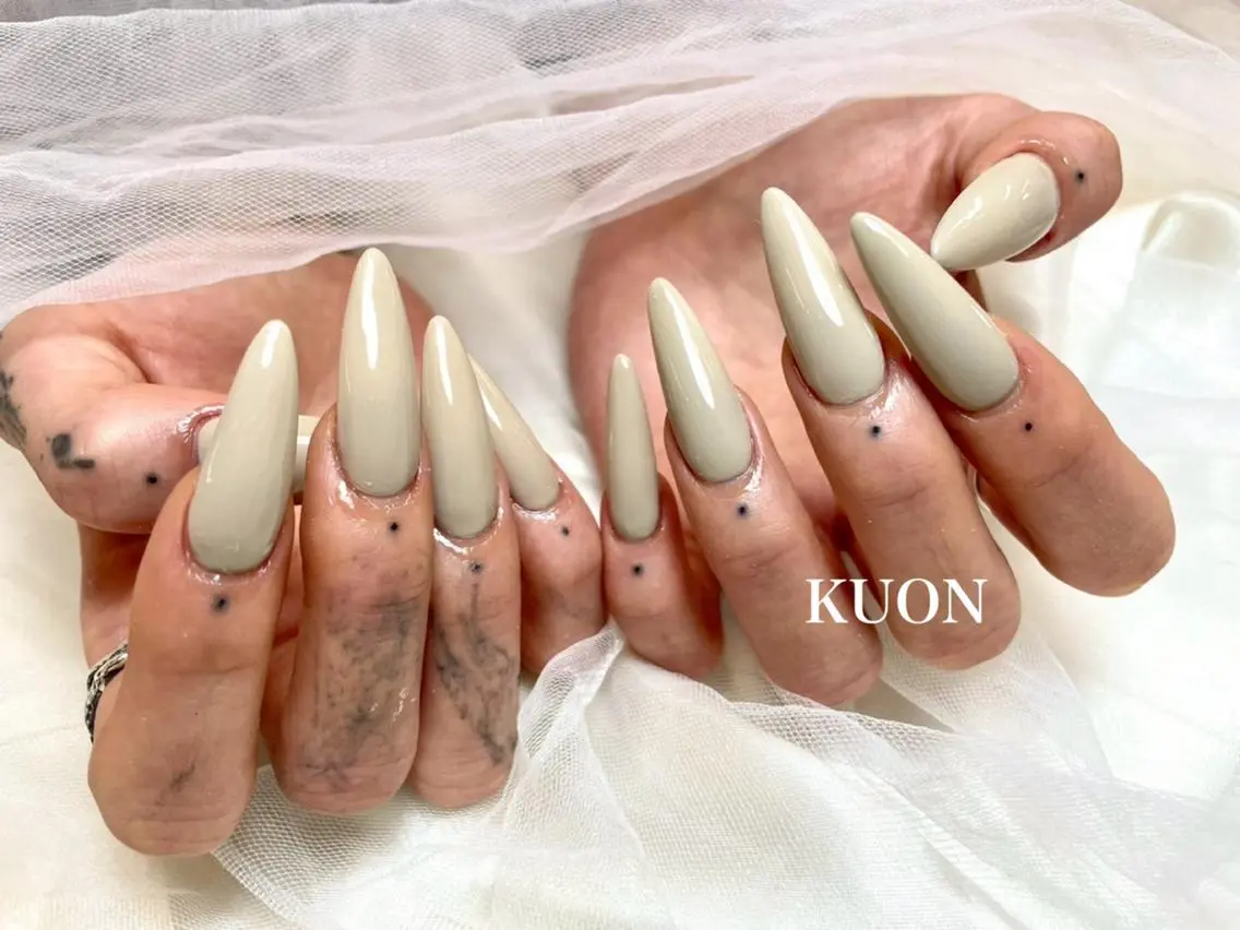 ネイル ロングネイル ハンドネイル yuka / KUONのネイルデザイン