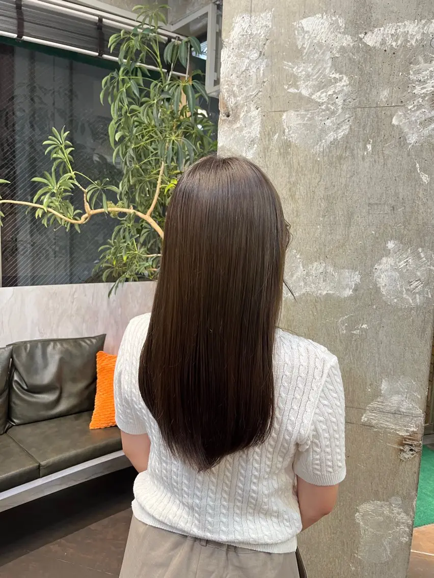 カラー ブラウンカラー オリーブブラウン オレンジ 柴田蓮太朗 [トーンアップ]のヘアスタイル