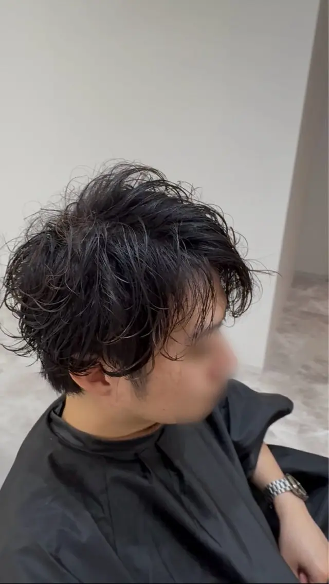 パーマ➕無料カットの写真
