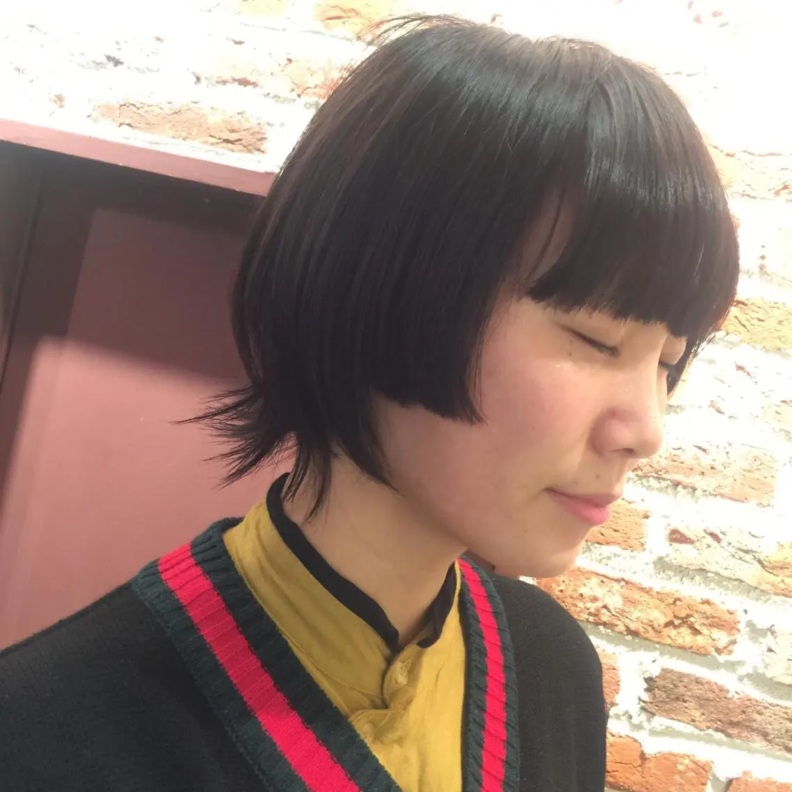 ショート ボブ ウルフカット ホワイト&レイヤーカ ットエクステ長畠俊輔のヘアスタイル
