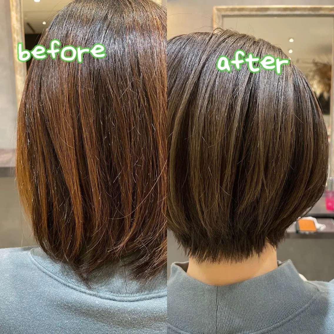 ショート ヘアカラー 長谷川 沙紀のヘアスタイル