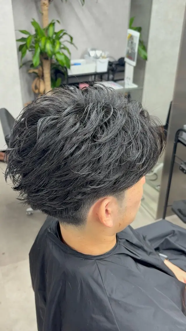 メンズ フェザーパーマ メンズパーマ パーマ メンズ限定✂️ パーマ特化/鳥居昂生のヘアスタイル