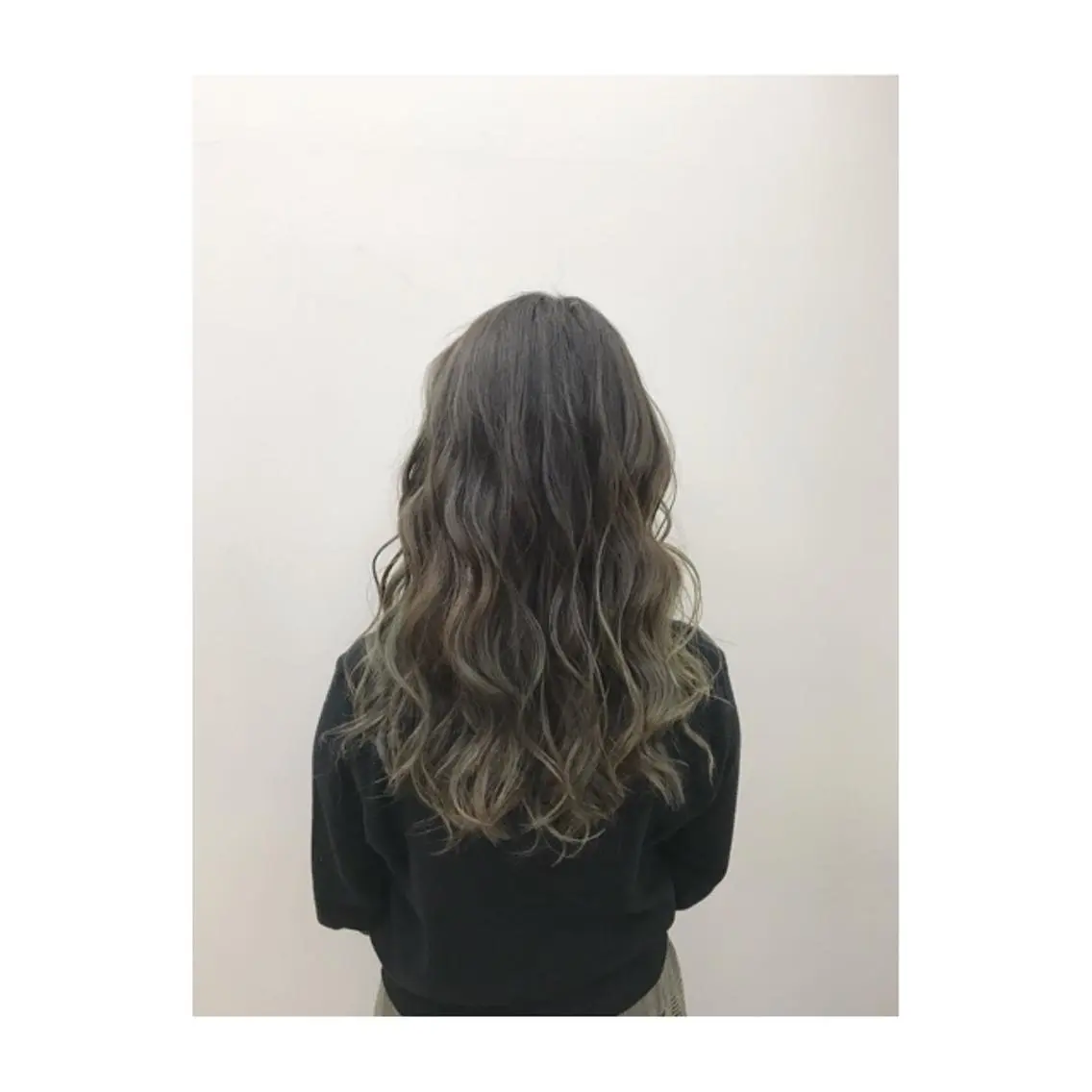 ロング カラー 永岡 鉄平のヘアスタイル