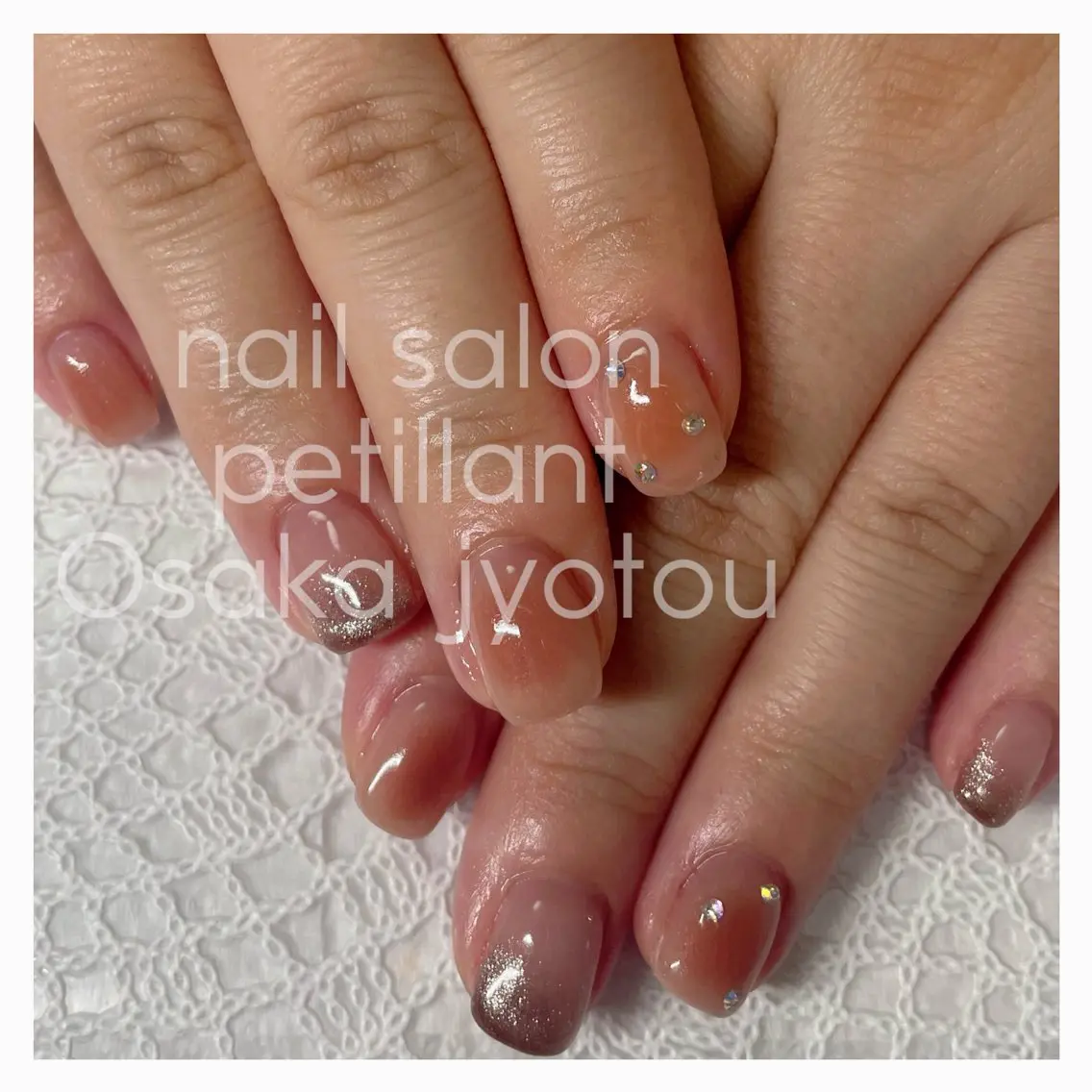 ネイル チークネイル nail salon petillantのネイルデザイン