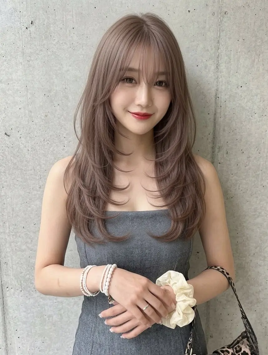 セミロング 宝塚南口徒歩2分 ルイスのヘアスタイル