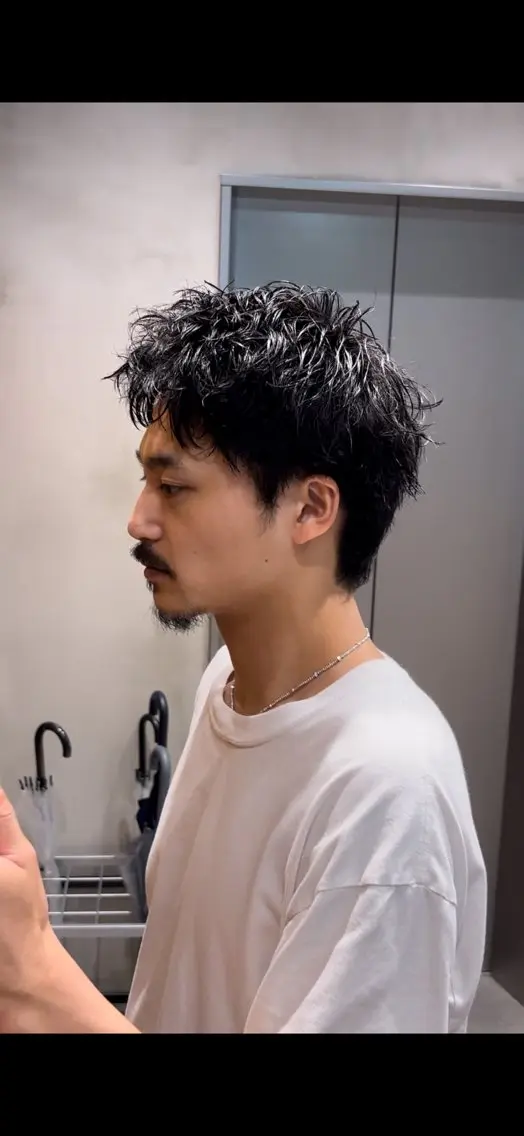 ショート パーマ ショートヘア カット パーマ クドウレイ fifth神南のヘアスタイル