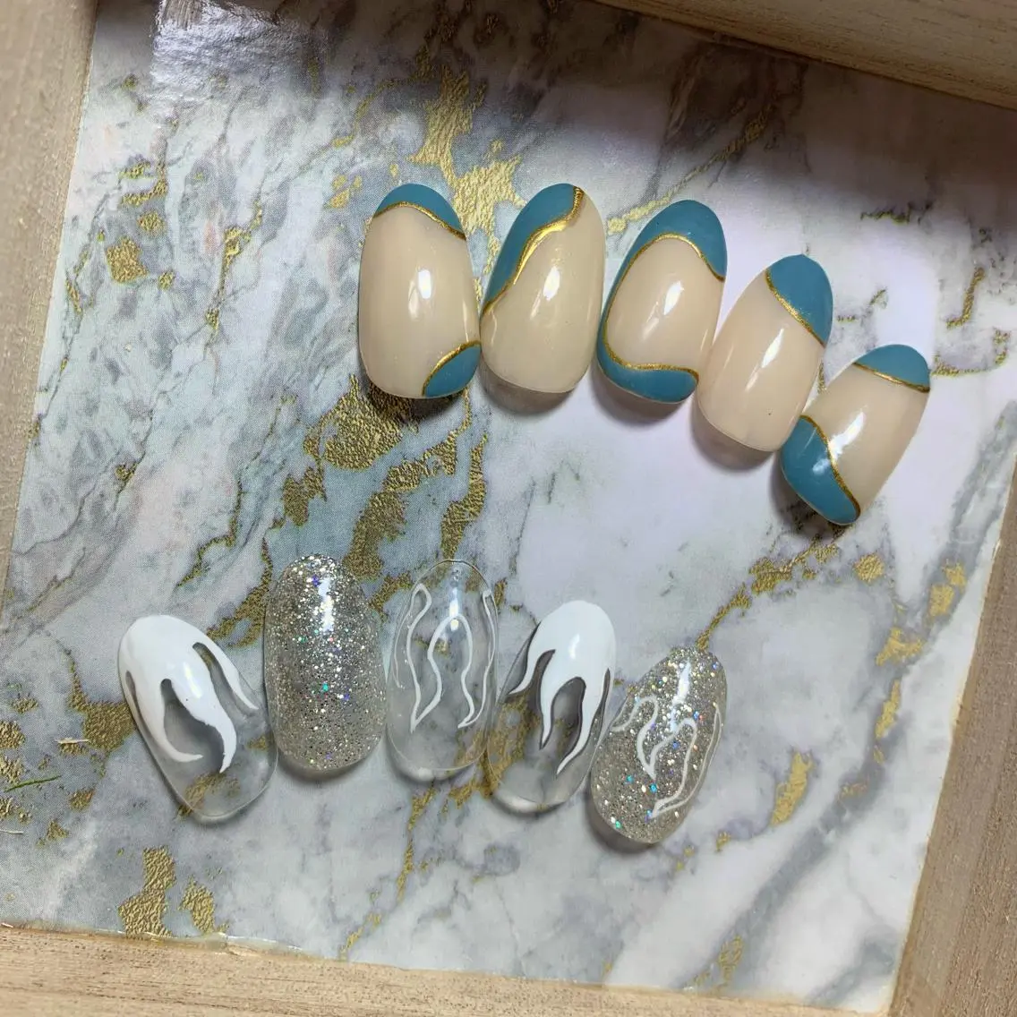ネイル ハンドネイル Nailsalon BLOOM🌷 山崎のネイルデザイン