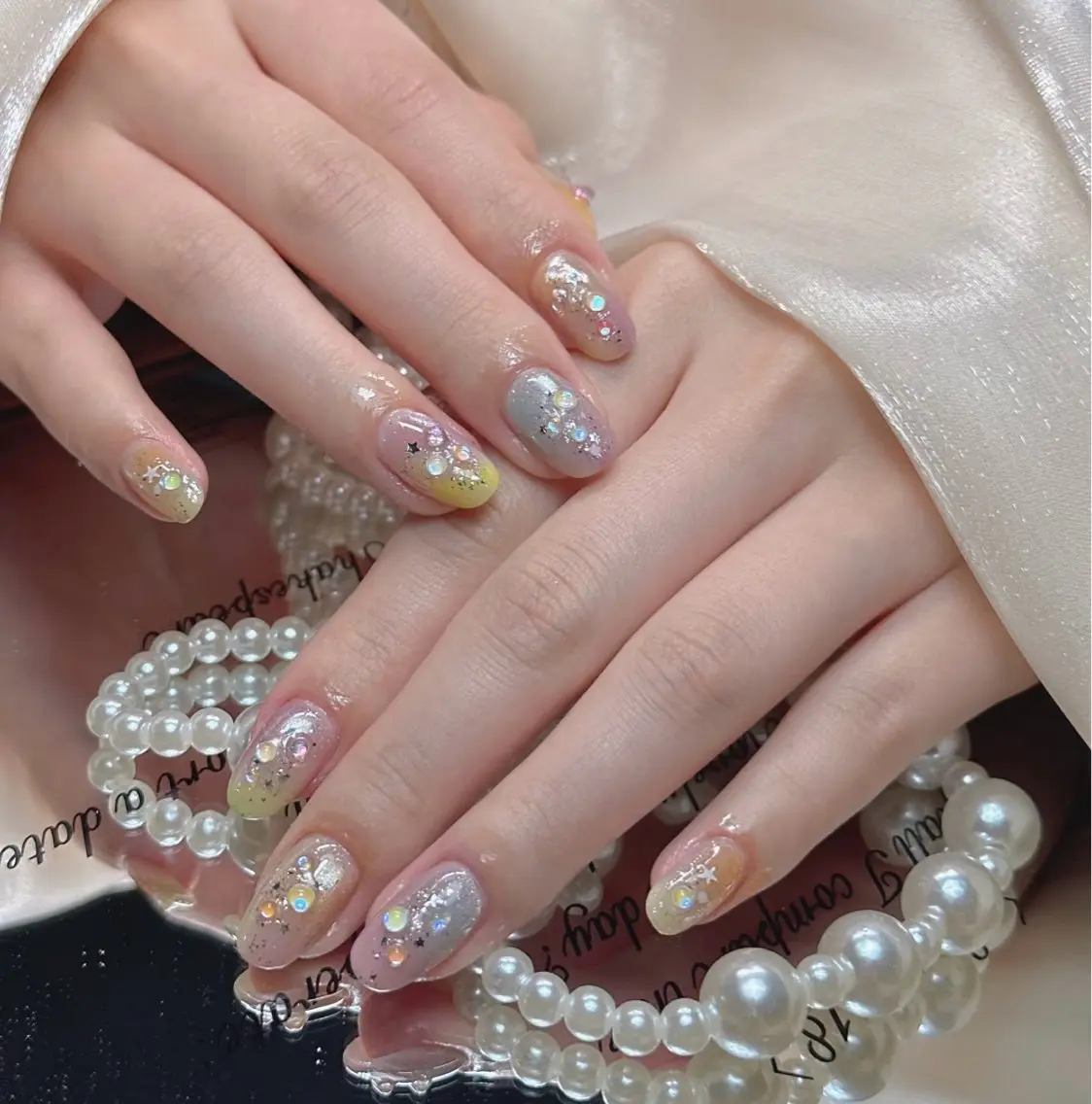 ネイル アートネイル べっ甲ネイル チークネイル 桜ネイル 成人式 ハンドネイル ハンドケア For you. Nail Salonのネイルデザイン