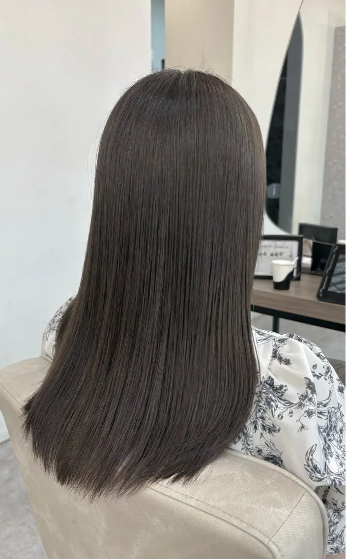 ロング カラー カット ヘアカラー 🫧ダブルカラー /縮毛矯正🫧のヘアスタイル