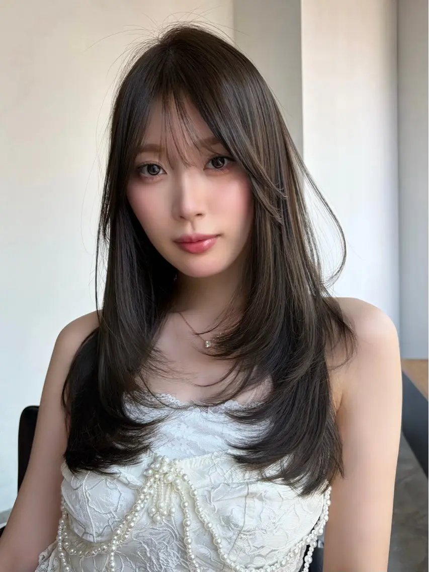【早朝限定✨】🎀韓国風レイヤーカット➕似合わせ顔周りカット 🎀の写真