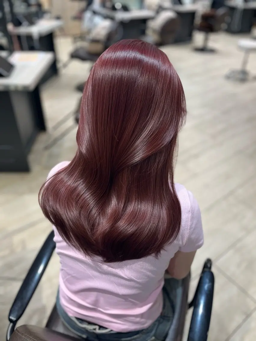 ロング カラー ブリーチ 透明感カラー ダブルカラー ブリーチなしカラー ピンクカラー カット ヘアカラー トリートメント 似合わせ×モテ髪🪄 銀座/Makoのヘアスタイル