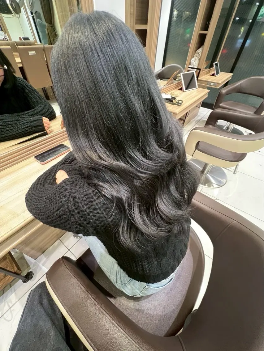 カラー 透明感カラー ヘアカラー 結菜🎀 モデル様募集中✨❤️のヘアスタイル